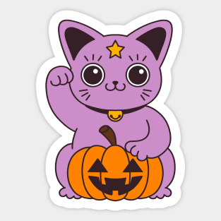 Maneki Neko  Lucky Cat Sticker